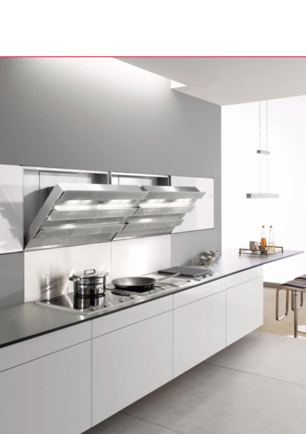 Каминная вытяжка Miele da 6096w White